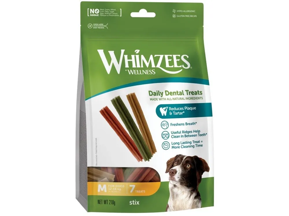 Přímo Od Výrobce WHIMZEES Stix dentální pamlsek pro psy M (12-18 kg) 7 ks