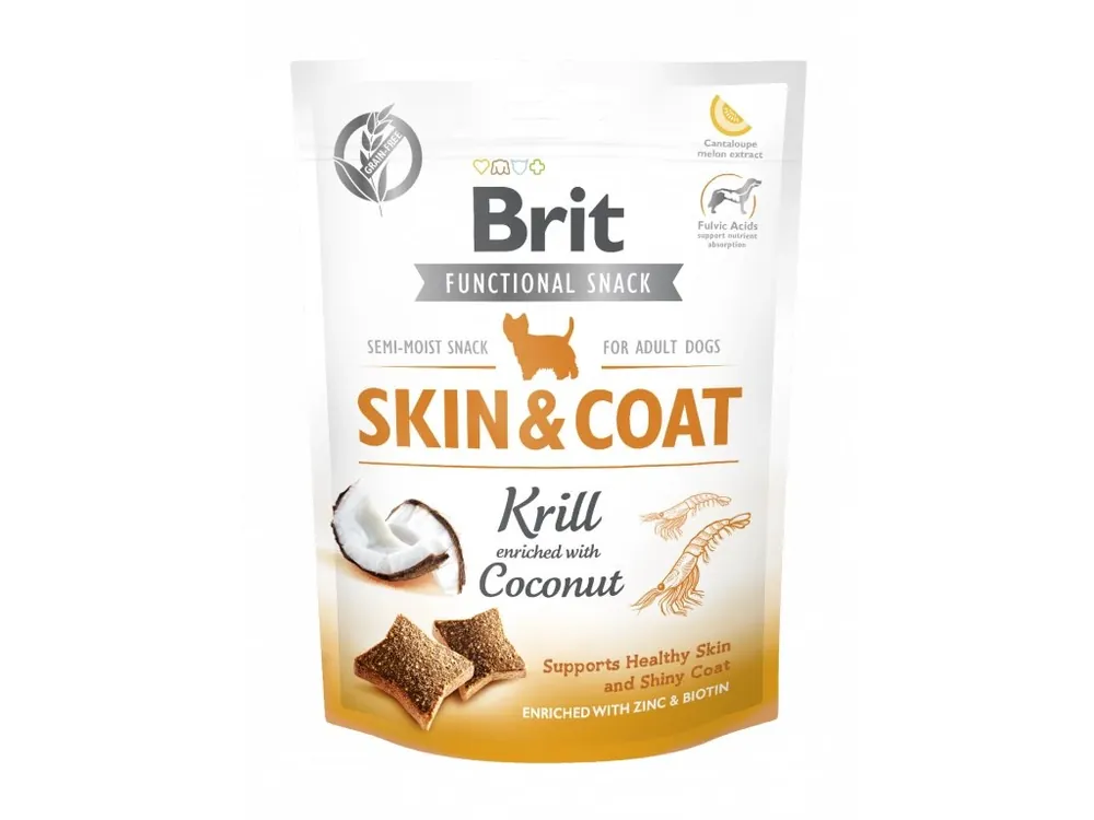 Brit Care Dog Snack Skin & Coat Krill 150 g Nejlepší Volba