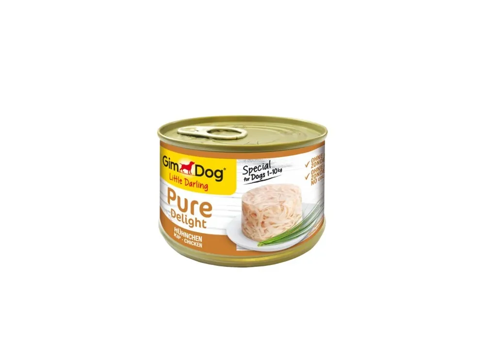 GIMDOG Little Darling PURE DELIGHT CHICKEN 150 g Cenový Hit