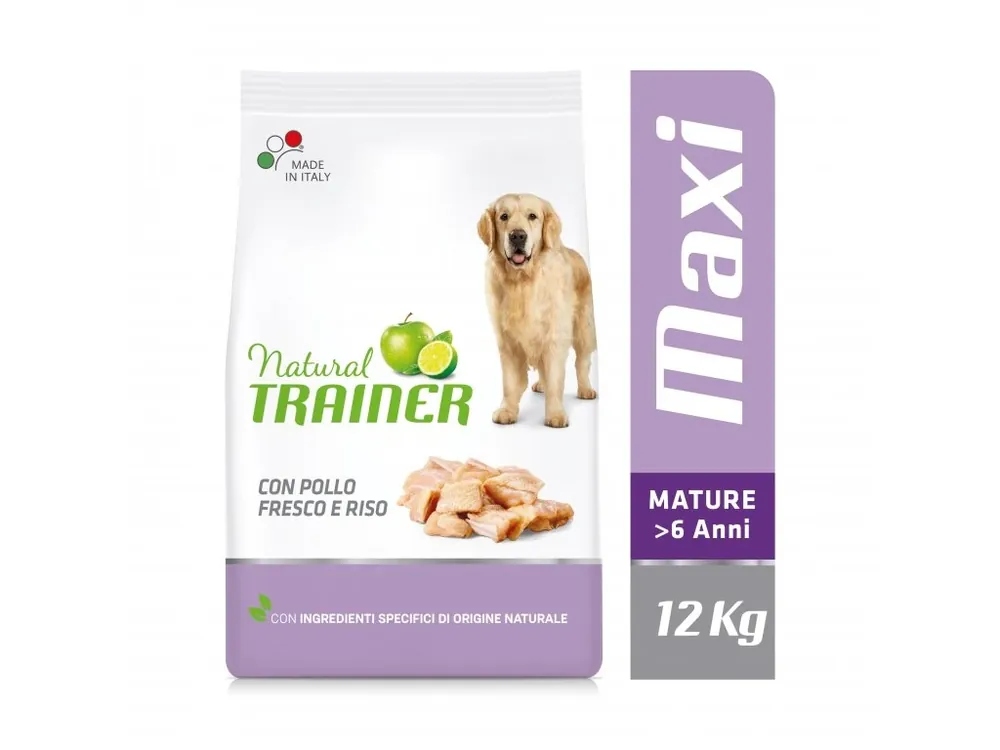 Poslední Šance Natural Trainer Maxi Maturity čerstvé kuře 12 kg