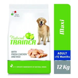 Natural Trainer Maxi Adult čerstvé kuře 12 kg Nová Kolekce