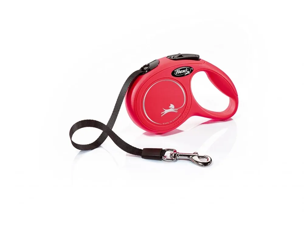 Flexi New Classic XS pásek 3 m/12 kg červená Novinka
