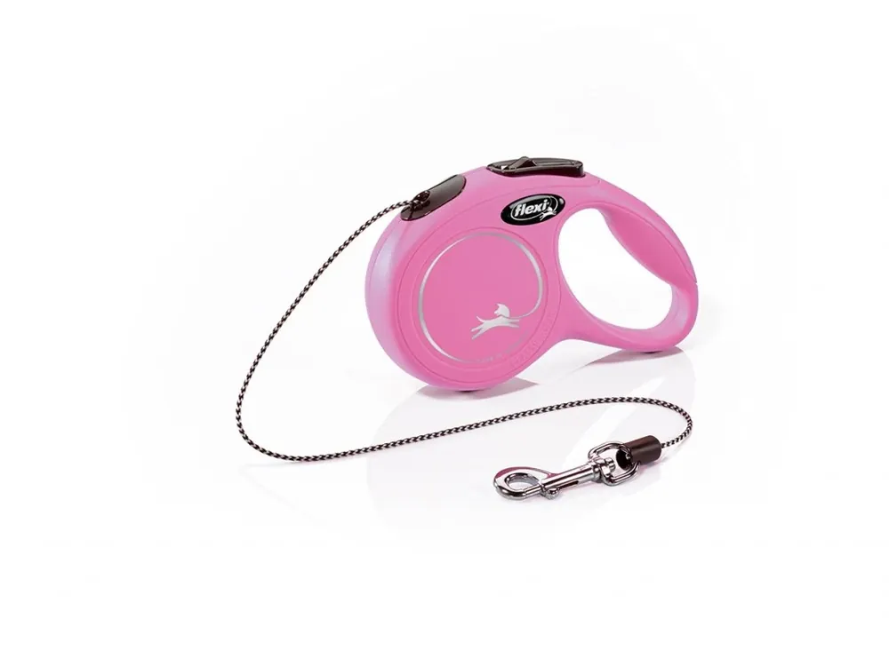 Autentický Flexi New Classic XS šnůra 3 m/8 kg růžová