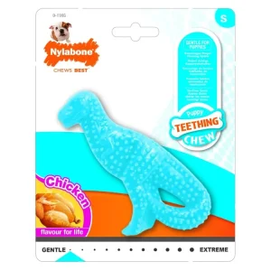 Hračka Nylabone Puppy Teething Dental Dino Chicken S Sleva