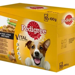 Pedigree kapsička 12 pack ve vlastní šťávě - čtyři druhy masa Ihned K Objednání