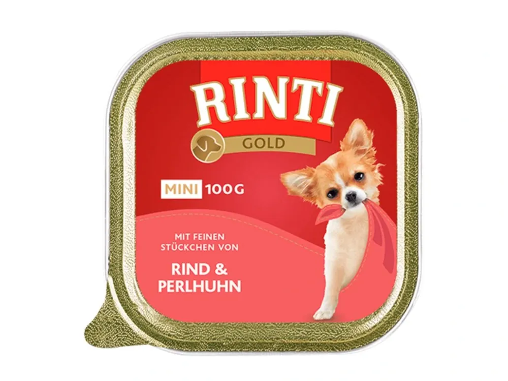 Časově Omezené Paštika RINTI GOLD Mini hovězí + perlička 100 g