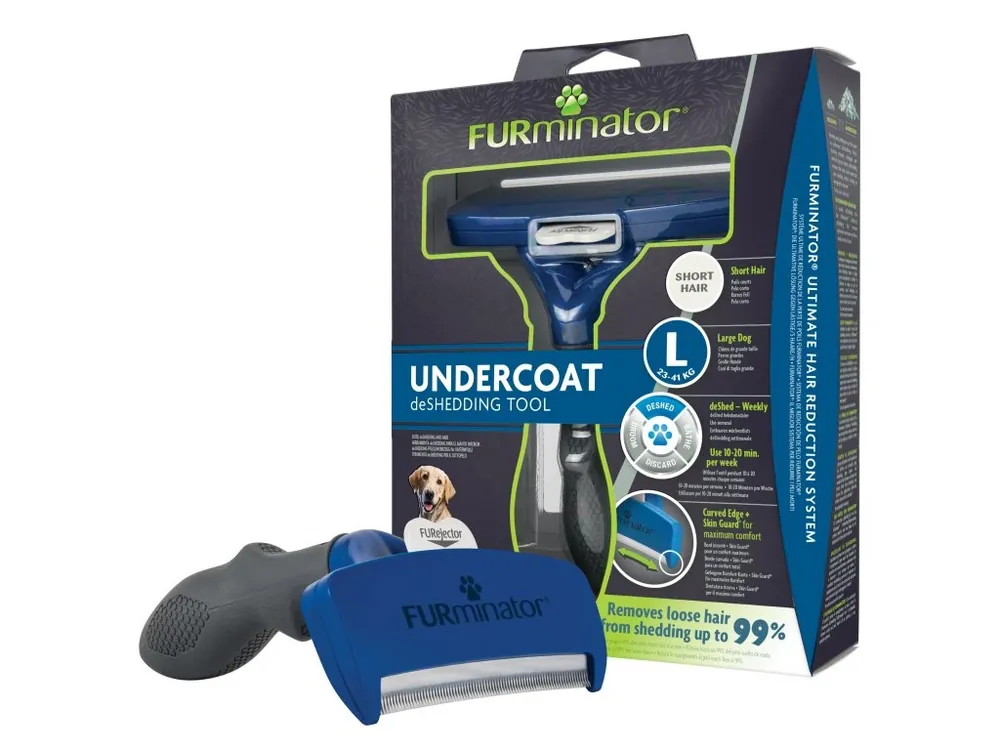 FURminator vyčesávací hrablo pro krátkosrsté psy velkých plemen Nejlepší Cena