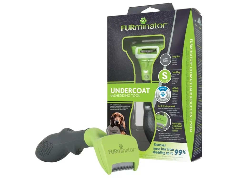 FURminator Long Hair S vyčesávací hrablo pro dlouhosrsté psy malých plemen Oblíbený