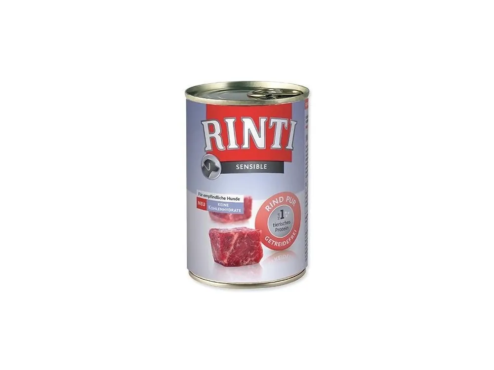 Finnern Rinti Sensible konzerva pro psy hovězí 400g Cenově Výhodný