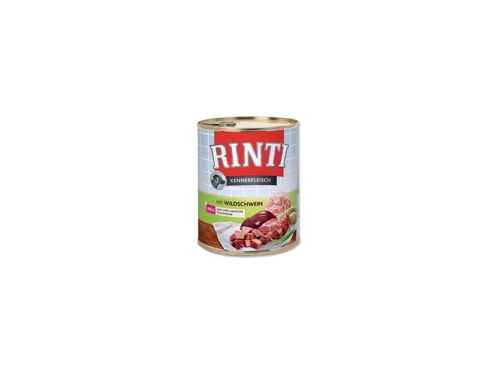 Ihned K Objednání Finnern Rinti konzerva pro psy divočák 800 g