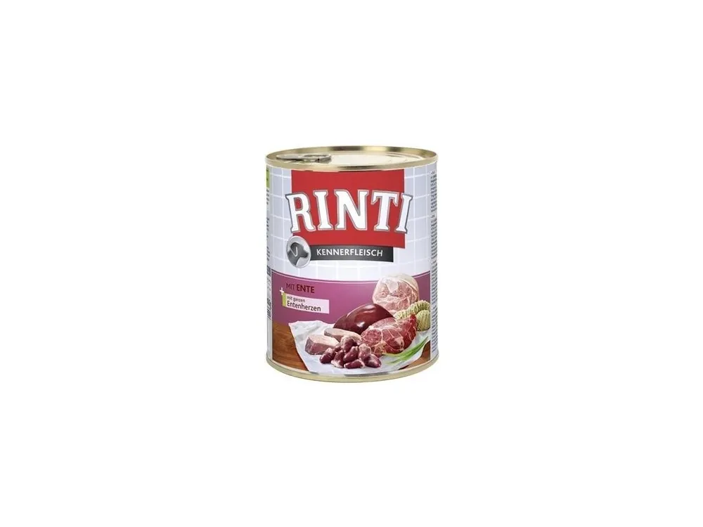 Finnern Rinti konzerva pro psy kachna 800g Oblíbený