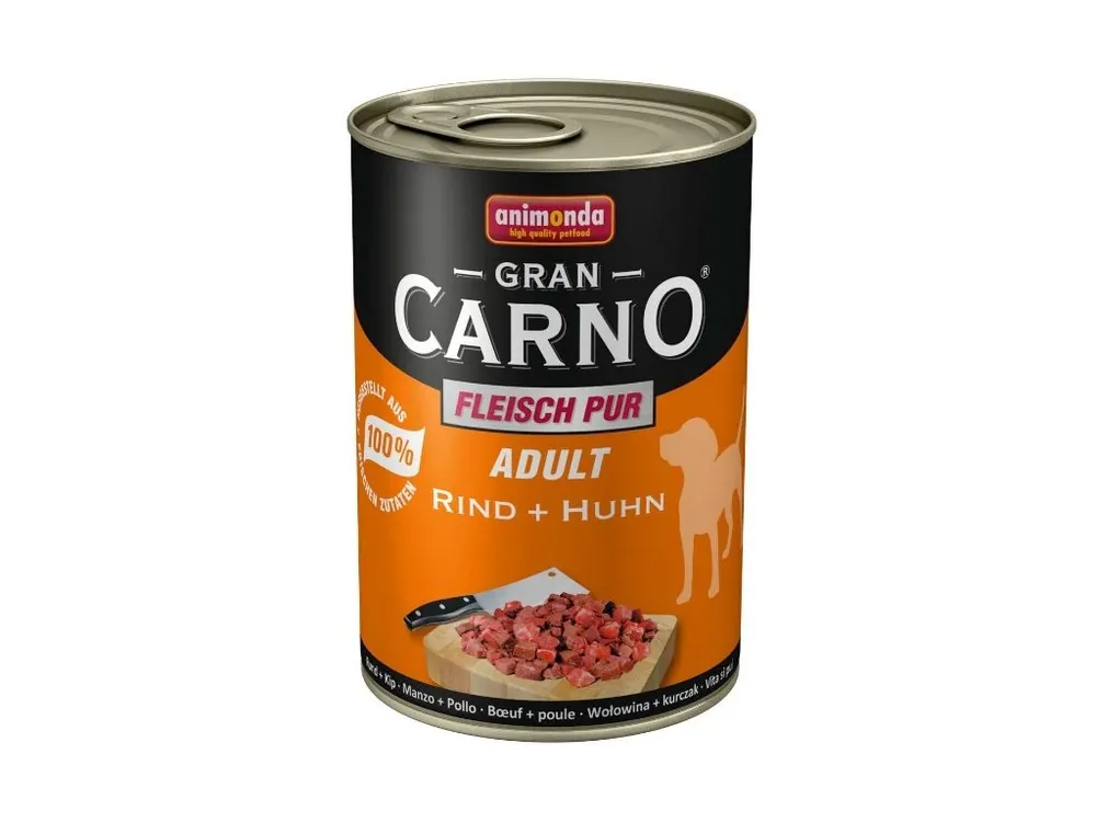 Autentický Animonda GranCarno Adult konzerva pro psy hovězí + kuře 800 g