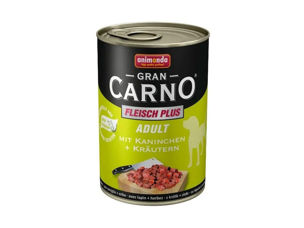 Animonda GranCarno Adult konzerva pro psy králík + bylinky 800 g Nízká Cena