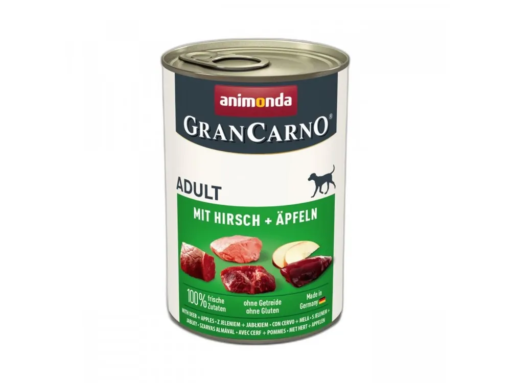 Animonda GranCarno Adult konzerva pro psy s jelením masem a jablky 400 g Nejlepší Cena