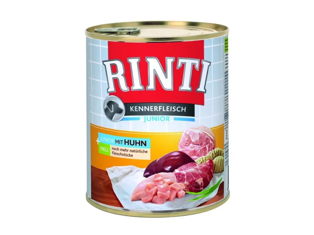 Finnern Rinti Junior konzerva pro psy kuře 800 g Omezená Nabídka