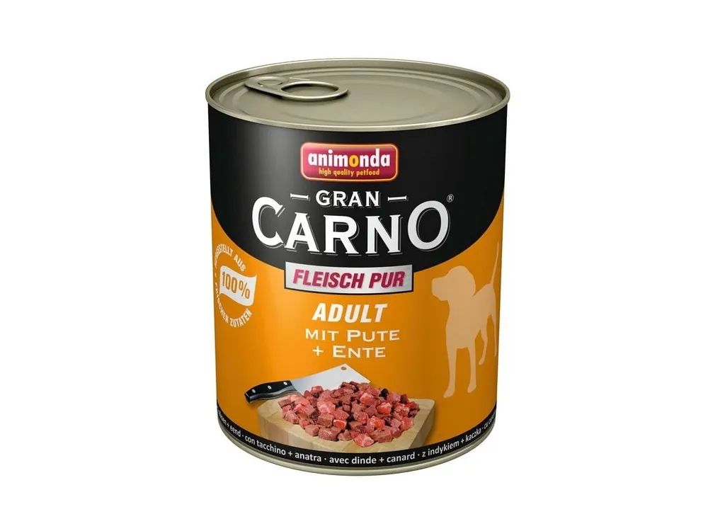 Animonda GranCarno Adult konzerva pro psy hovězí + kachní srdce 400 g Ihned K Objednání