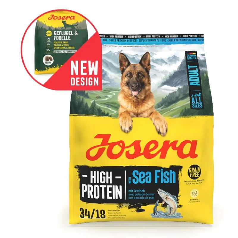Víkendová Akce Josera 900g A/S High Protein Adult with Sea Fish dog