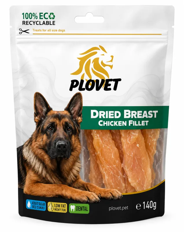 PLOVET Dog Sušené kuřecí filety 240g Ověřený