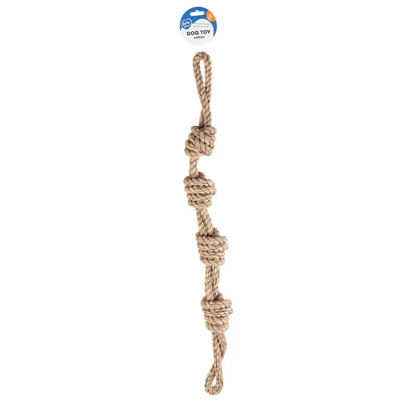 Aktuální DUVO Hračka bavlněná čtyřuzel hnědý 74cm.