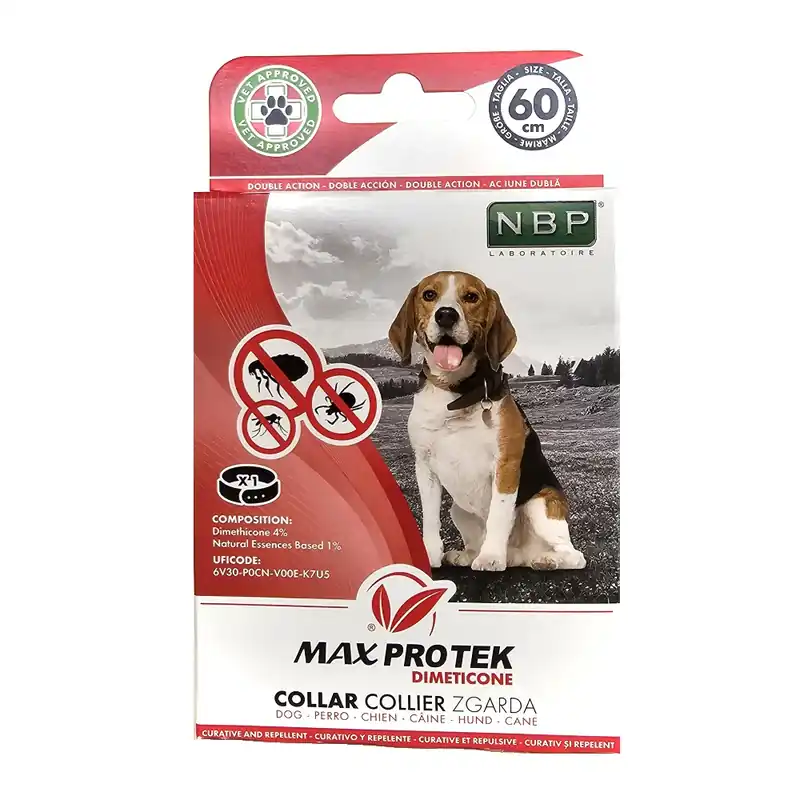 Nejlepší Cena Max Protek repelentní fluorescenční obojek, pes 60 cm