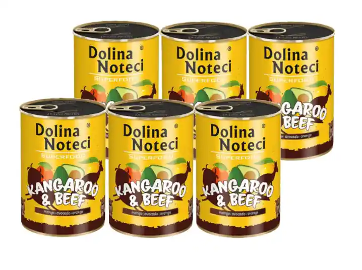 Rychlé Dodání Dolina Noteci Superfood Klokan a hovězí 6x400g