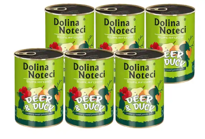 Dolina Noteci Superfood Jelen a kachna 6x400g Hit Sezóny