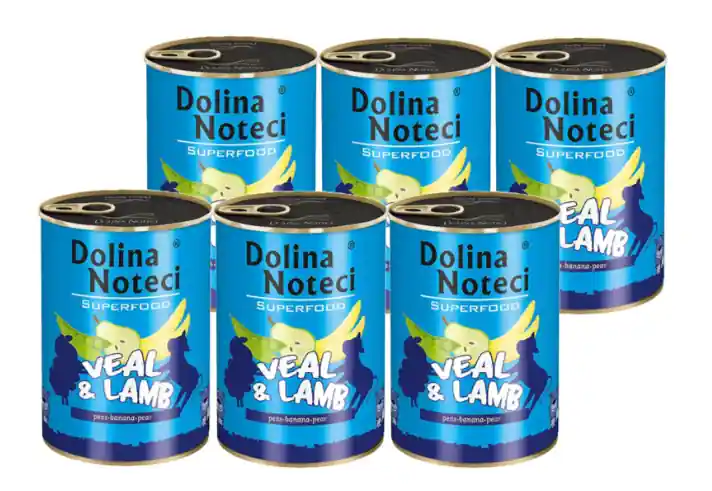 Rychlé Dodání Dolina Noteci superfood Telecí a jehněčí 6x400g