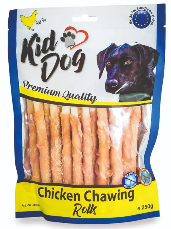 Akční Nabídka KIDDOG Kuřecí obalené na tyčince 250g.