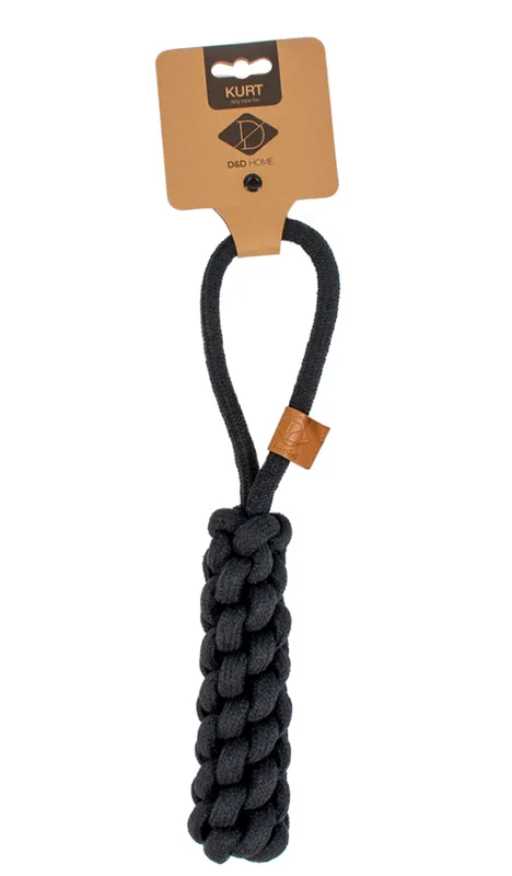 Hračka bavlněná Pešek pletený černý 22cm. Cenově Výhodný