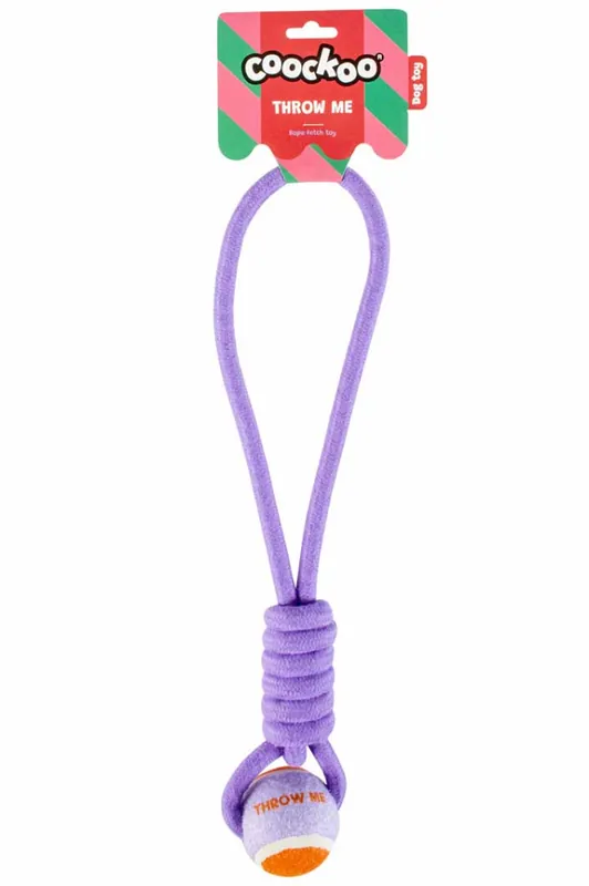 Coockoo hračka THROW ME fialová/oranžová 45cm. Aktuální