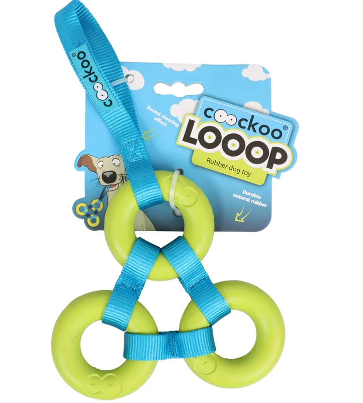 Coockoo hračka LOOP Lime 16cm. Značkový