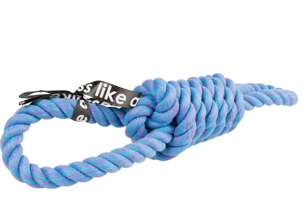 Bavlněný Uzel osma modrá 52cm. Časově Omezené