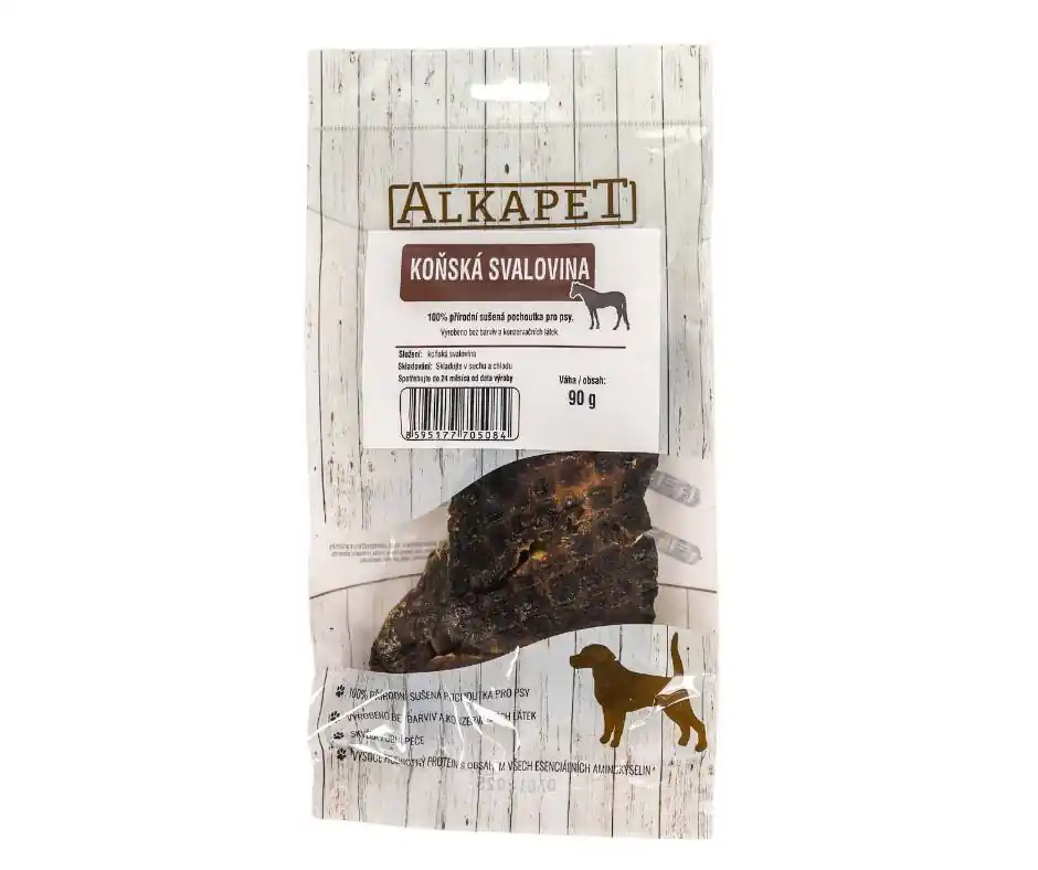 Koňská svalovina 90g. Autentický