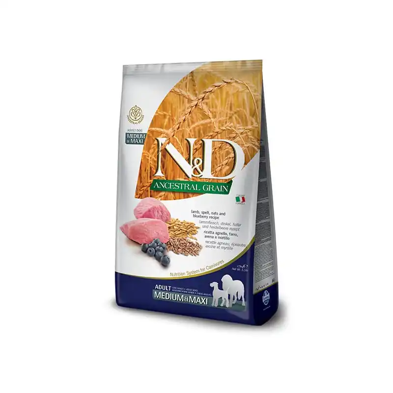 N&D LG DOG Adult M/L Lamb & Blueberry 2,5kg Nízká Cena