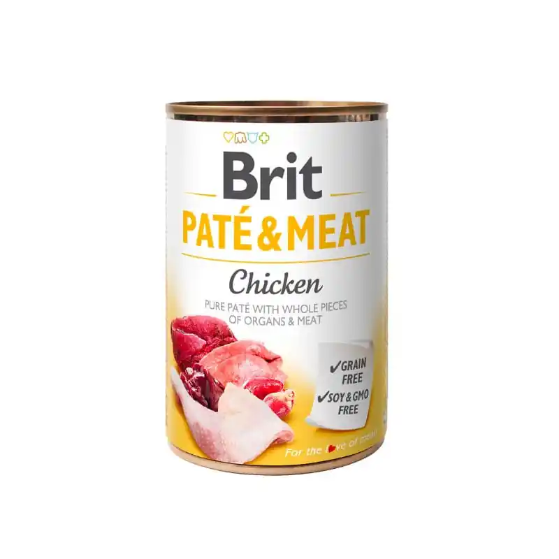 Dokud Zásoby Vydrží Brit Dog konz Paté & Meat Chicken 400g