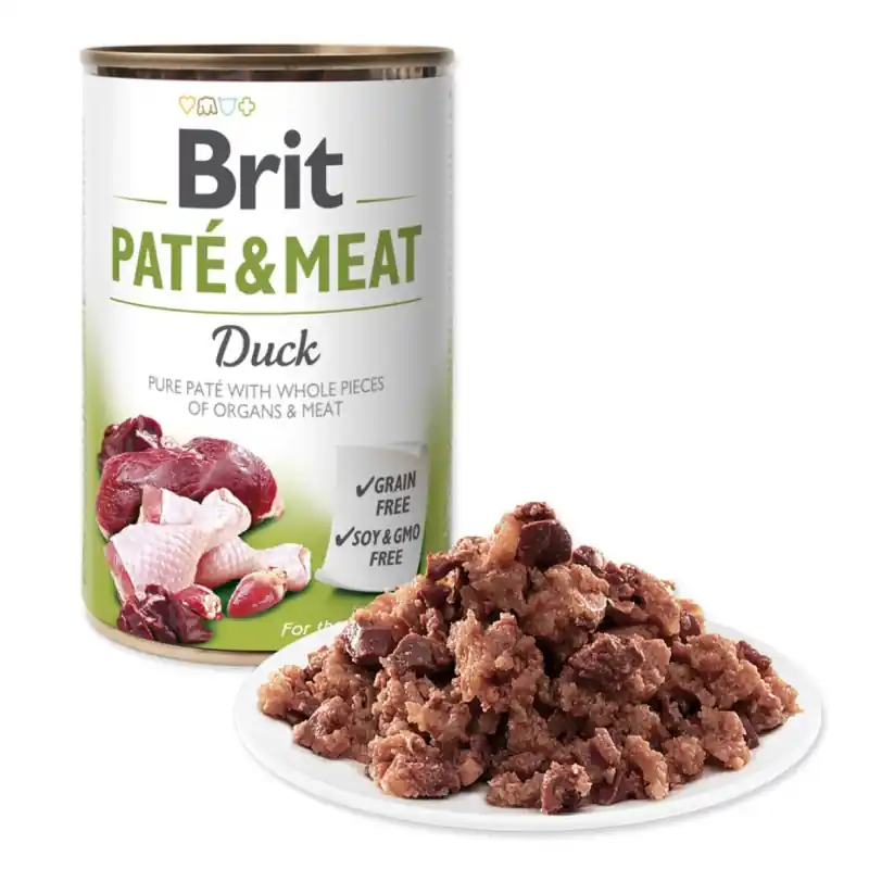 Brit Dog konz Paté & Meat Duck 800g Originální