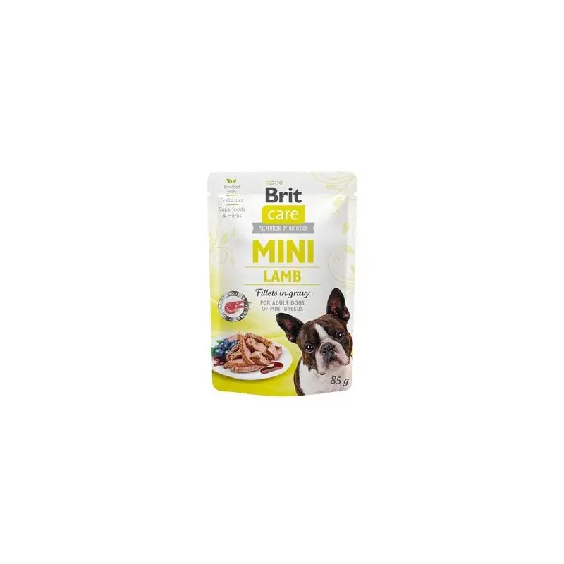 Bezpečná Platba Brit Care Dog Mini Lamb fillets in gravy 85g