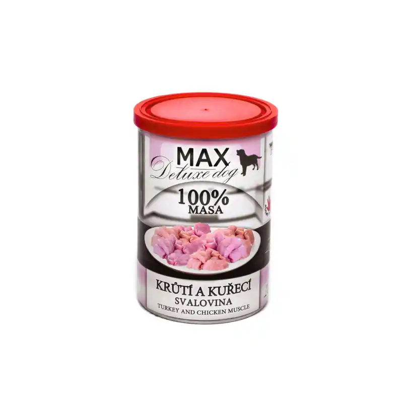 Sokol Falco Max Deluxe dog krůtí a kuřecí sval. 400g Sezónní Sleva