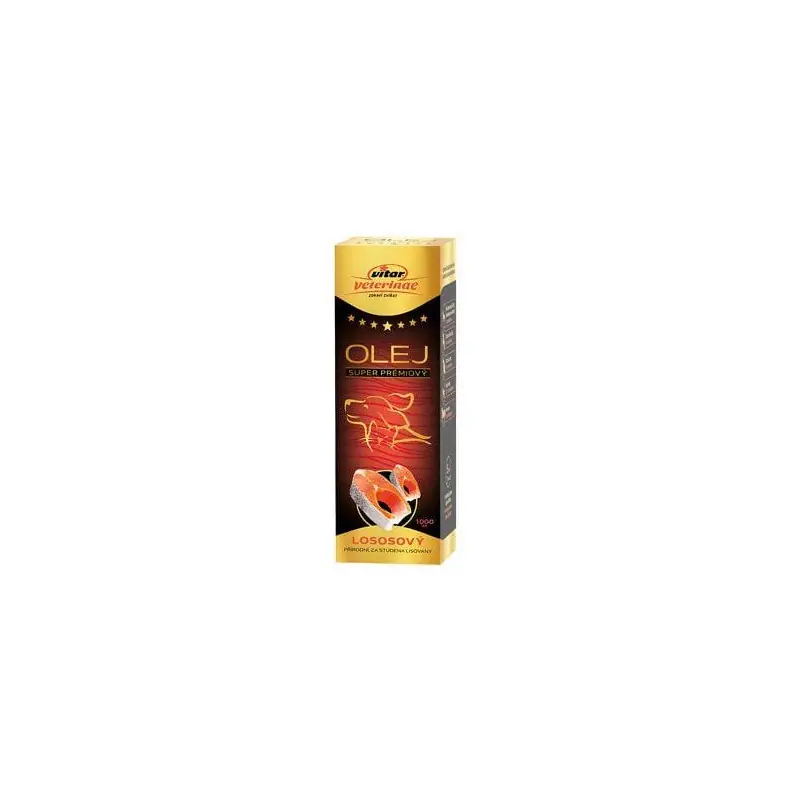Super Cena VITAR Veterinae Lososový olej 1000ml