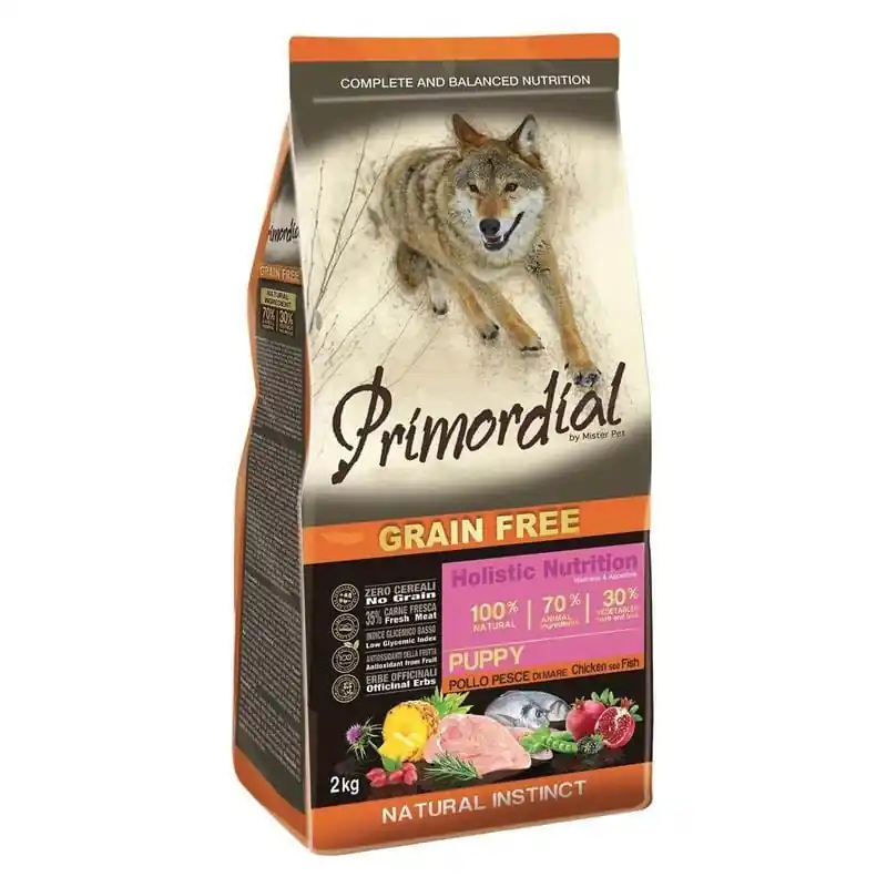 Primordial GF Puppy Chicken Seafish 12kg Expresní Doručení