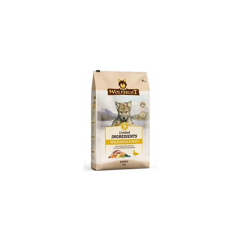 Wolfsblut Dog Puppy Limited Ingred. Wild Duck 9kg Oblíbený