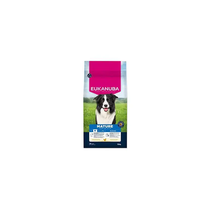 Dokud Zásoby Vydrží Eukanuba Dog Mature Medium rich in fresh Chicken 15kg
