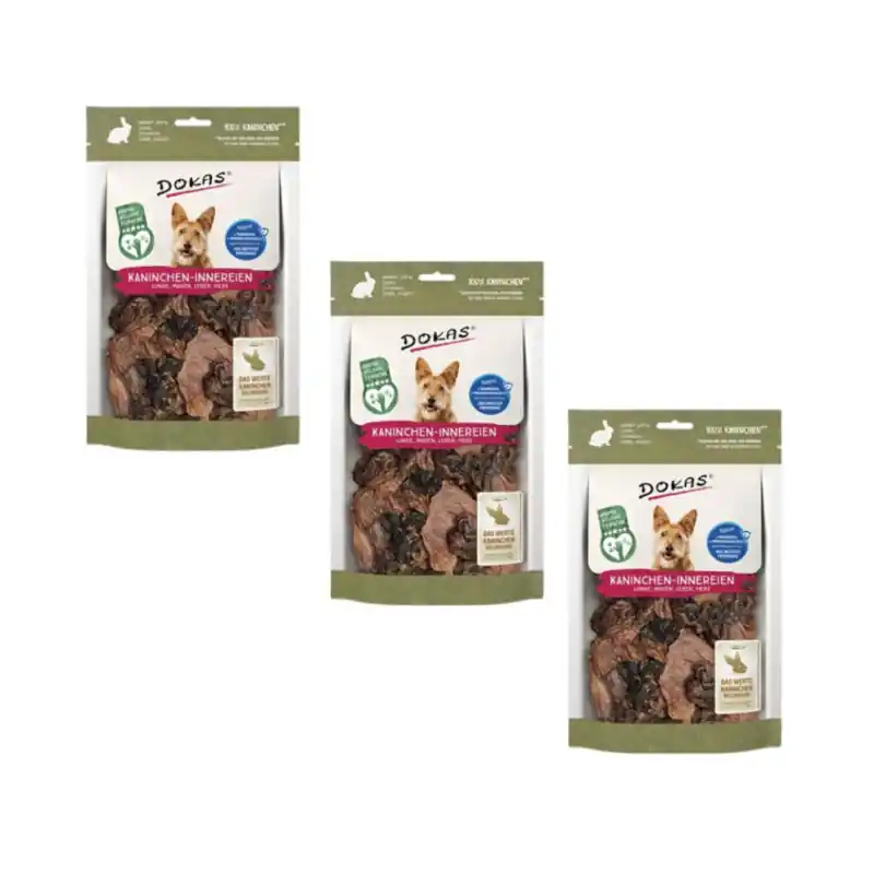 Pouze Dnes Dokas Dog - Králičí vnitřnosti 3x100g