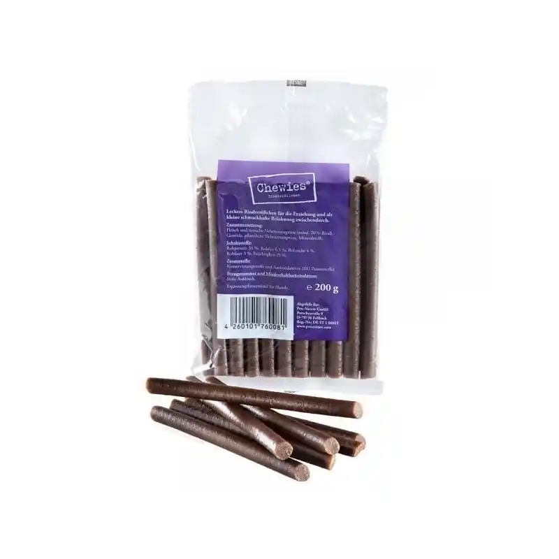 Chewies Rinderrollchen - tyčinky - hovězí 200g Zlevněný