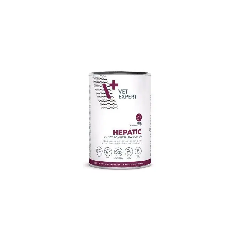 VetExpert VD 4T Hepatic Dog konzerva 400g Odeslání Ihned