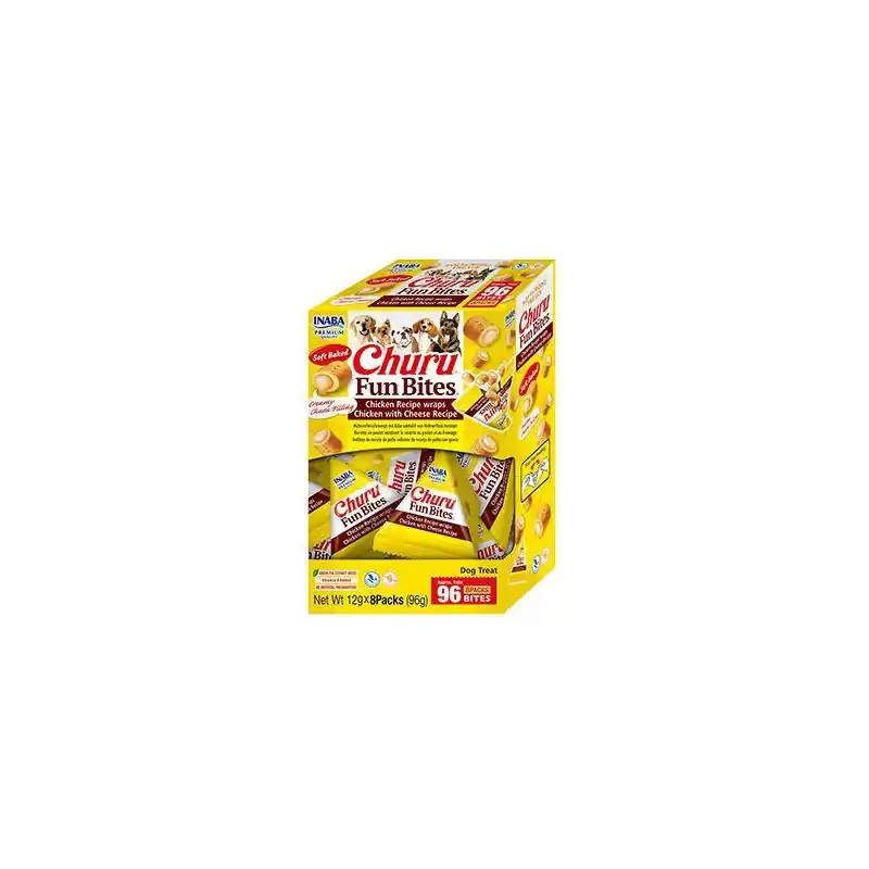 Churu Dog BOX Fun Bites Chicken wraps Chick & Chees8x12g Bezpečná Platba