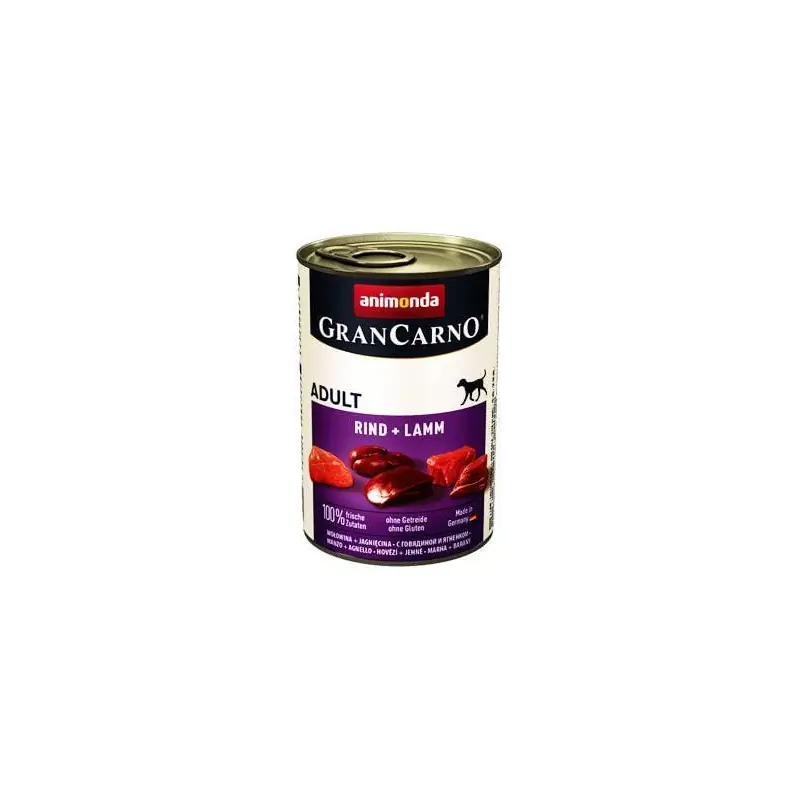 Animonda GRANCARNO konz. ADULT hově/jehněčí pes 400g Poslední Šance