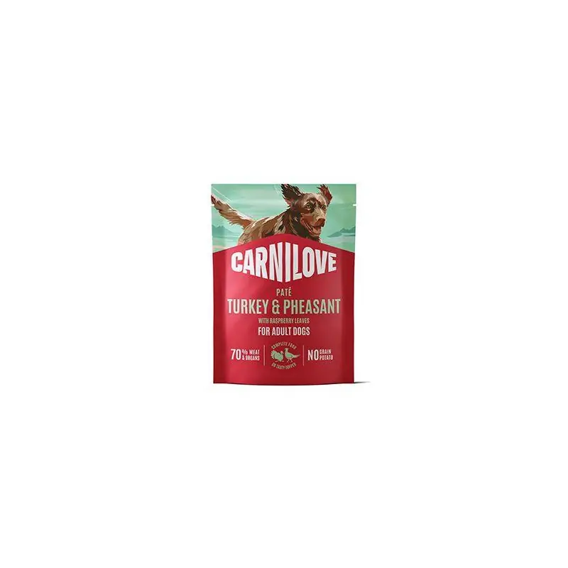 Carnilove Dog Pouch Paté Turkey&Pheas.+Rasp. 300g Tovární Cena