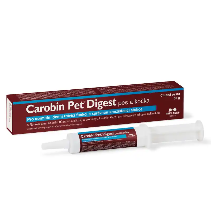 Autentický Carobin Pet Digest pro psy a kočky pasta 30g