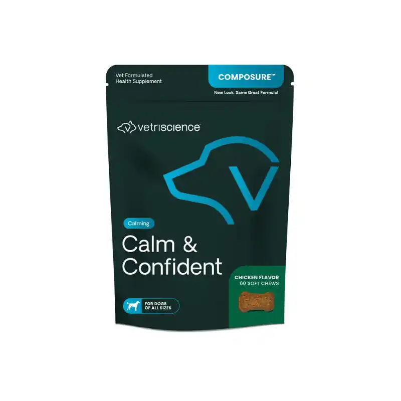 Akční Nabídka VetriScience Calm & Confident Composure na uklidnění pro psy 60ks